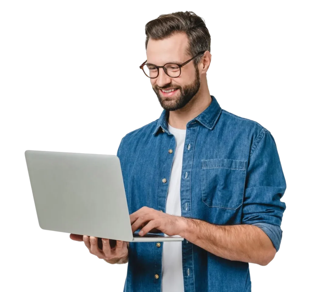 Profissional realizando treinamento de privacidade e proteção de dados