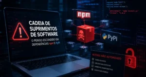 Cadeia de Suprimentos de Software: O Risco em npm e PyPI